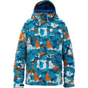  Burton Lithium System Jacket Argon Cloud Camo/orangeman 