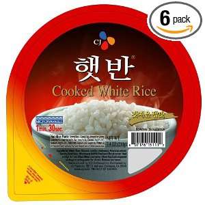 CJ Foods Cooked White Rice Bowl Grocery & Gourmet Food