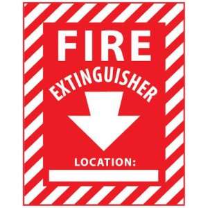    SIGNS FIRE EXTINGUISHER 12X9 W/BLANK SPACE