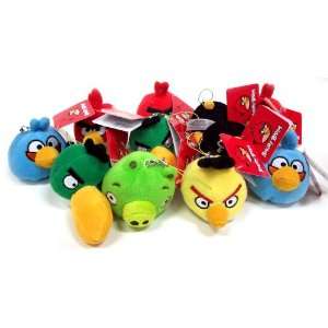  Angry Birds 12pieces Plush Phone Charm Set Everything 