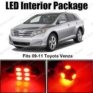 Toyota Venza Red Interior LED Package (8 Pieces)