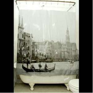 Travel Destinations   VINYL Shower Curtain   Venice Italy  