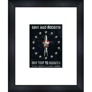 LOVE AND ROCKETS Hot Trip To Heaven   Custom Framed Original Ad 