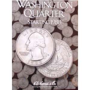   WASHINGTON QUARTER 1988   DATE COIN FOLDER 2691 