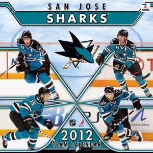 San Jose Sharks 2012 Team Wall Calendar