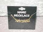 Goldtone Name Necklace 16 Chain Nicole Pendant NEW  