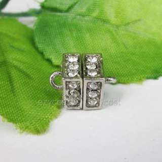 4pcs Findings Jewelry Square 9mm Magnetic Clasp e0970  