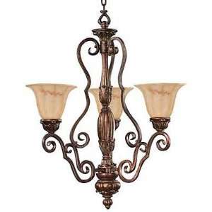 LAMPS BEAUTIFUL Classic Traditional Canton Three Light Chandelier by 