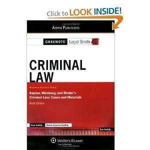  Casenote Legal Briefs Criminal Law byBriefs Briefs Books