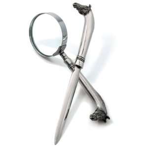  Concord Stallion Pewter Magnifying Glass