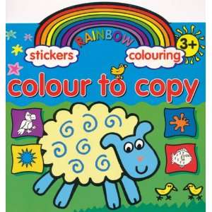  Colour & Copy 3+ (Rainbow Stickers & Colouring 