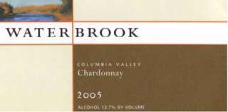 Waterbrook Winery Chardonnay 2005 
