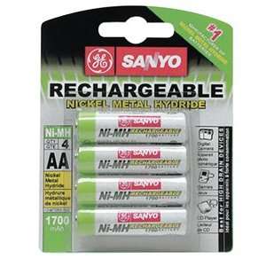    SANYO GES NH1700 2 AA 2 pack NiMH Batteries (1700 mAh) Electronics