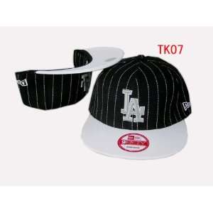 MLB Los Angeles Dodgers Snapback Black Stripe Hat  Sports 