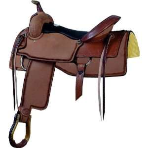 Billy Cook Down the Fence Cowhide Cutter Saddle  Sports 