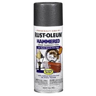 Rust Oleum 7214830 Hammered Metal Finish Spray, Gray, 12 Ounce