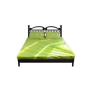  Cotton bed set, Dreams of Green Freedom (queen)