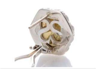 Slane & Slane Epona Horse 18k Gold Silver Earrings Retail $1,850 