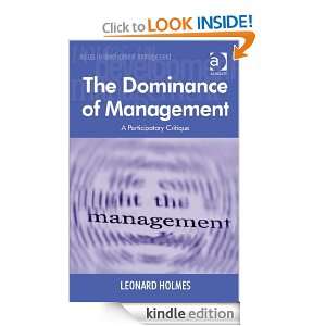 The Dominance of Management (Voices in Development Management 