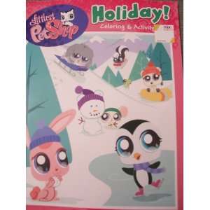    Littlest Pet Shop Coloring & Activity Book ~ Holiday Books
