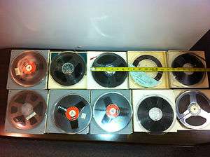 Reel to Reel 7 Tapes Bundle, Plastic Pre recorded Music, Box  