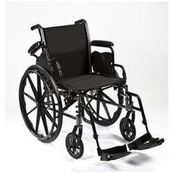 Roscoe W31616S 16 Reliance Wheelchair Flip Back Arms  
