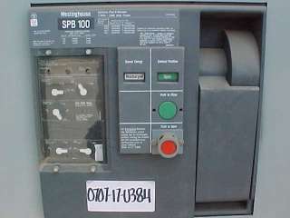 WESTINGHOUSE SPB100 3000A LSI DRAW OUT CIRCUIT BREAKER  