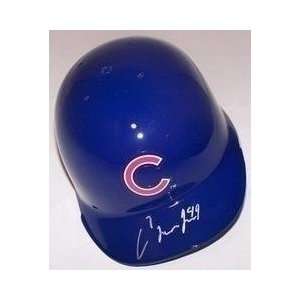 Carlos Marmol Signed Chicago Cubs Mini Helmet