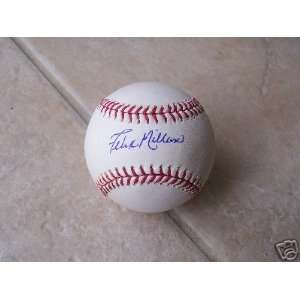  Felix Millan Mets Braves Signed Official Ml Ball Sports 