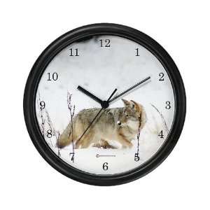  Coyote Snowz Dog Wall Clock by 