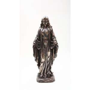  Lady Madonna Figure Bronze Powder Cold Cast Resin Statue 