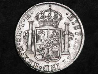MEXICO 1806MoTH 8 Reales Silver Crown VF XF  