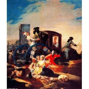 Hand Made Oil Reproduction   Francisco de Goya   32 x 38 inches   The 