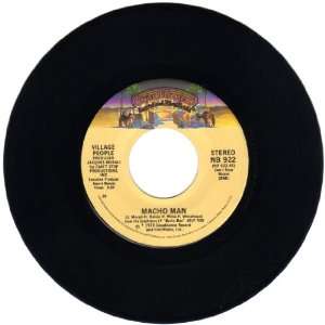  macho man / key west 45 rpm single VILLAGE PEOPLE Music