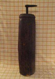 Rare 1800s Cast Iron Shoe Last w/ Original Log Stand  