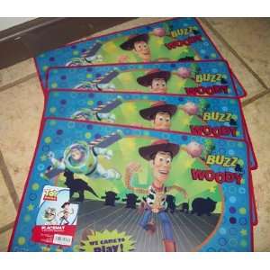 Buzz Woody Toy Story Plastic Placemats