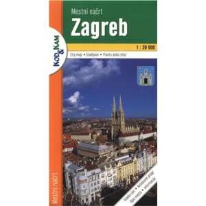  Zagreb Map (3838803110704) Geodetski Zavod Slovenije 