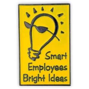  Light Bulb   Smart Employees Pin