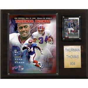  Buffalo Bills Thurman Thomas 12  Inch Player Plaque