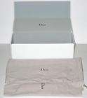 new white dior eyeglass case small  expedited shipping