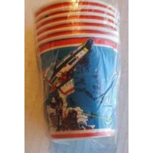  Vintage Battlestar Galactica 6 Birthday Cups Toys & Games