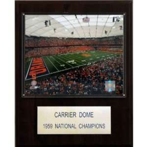  NCAA Football Carrier Dome Stadium Plaque