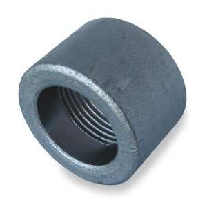 Forged Steel Black and Galvanized Pipe Fittings Half Coupling,3/4 In,G 