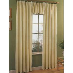   Collection Bermuda Linen 24 x 84 Parisian Pleat Panel with Rings