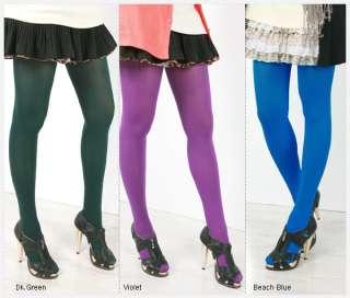 Opaque tights Stocking pantyhose color leggings  