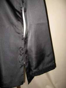 TORY BURCH Black Silk Long Sleeve Tunic Top w/sequins 6  
