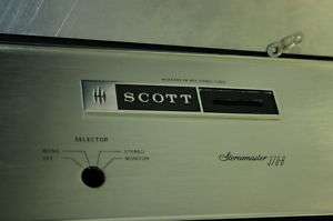 Scott 370 B Stereomaster Tuner Faceplate and More 370B  
