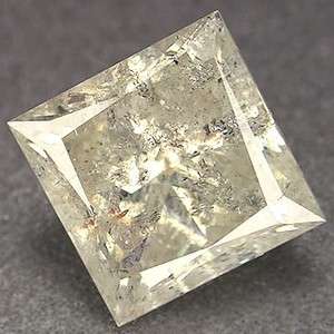 39ct Near White J,K Princess Natural Loose Diamond  