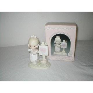 Precious Moments God is Love Dear Valentine Porcelain Figurine 