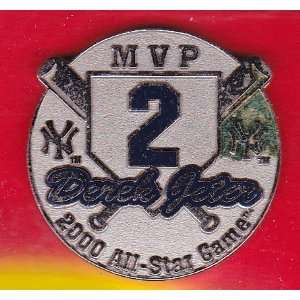  Derek Jeter Most Valuable Player 2000 All Star Game Pin 